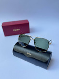 عینک آفتابی مردانه cartier یووی ۴۰۰ دسته فلز .کد ۳۰۲۰