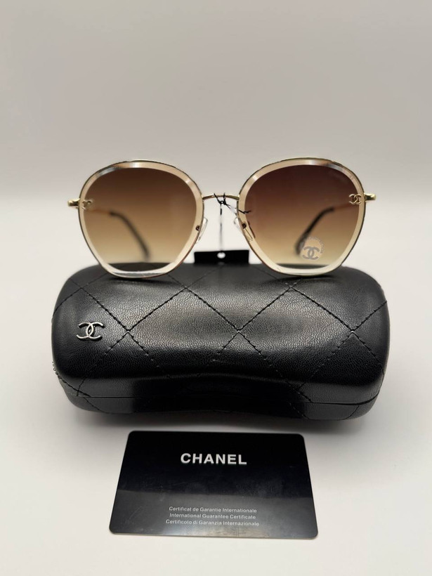 عینک زنانه Chanel فریم فلز یووی۴۰۰ عدسی پلی کربنات .کد۸۰۲۱