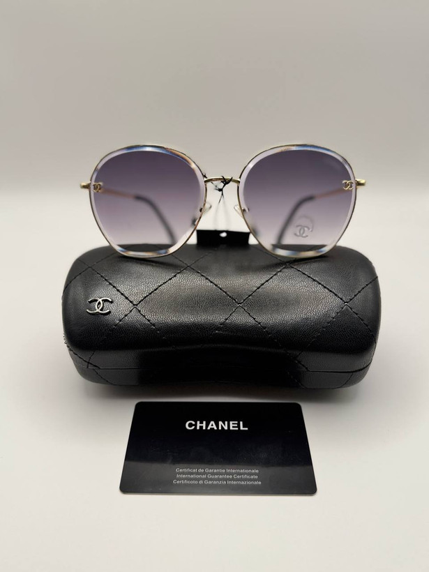 عینک زنانه Chanel فریم فلز یووی۴۰۰ عدسی پلی کربنات .کد۸۰۲۱