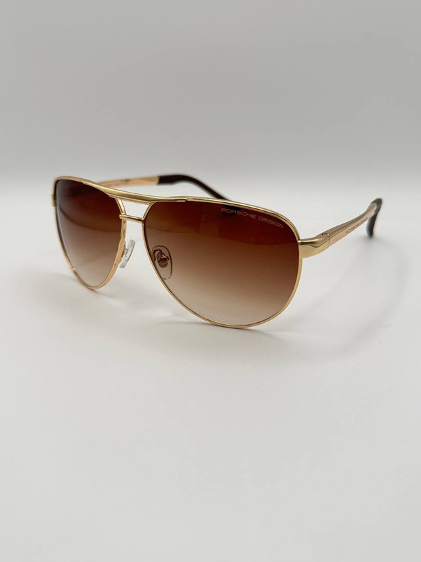 عینک مردانه Porsche Design فریم فلزی یووی ۴۰۰ عدسی پلی کربنات. کد ۸۰۴۱